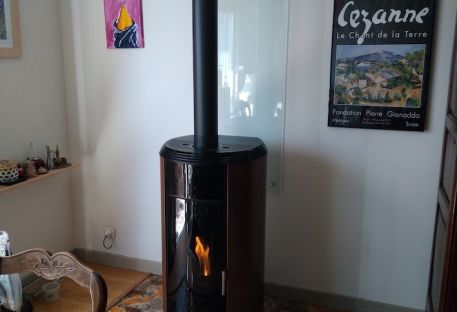  Nouvelle installation d’un poêle LAMINOX IDRO Modèle Jessica Naturale 7,5kW